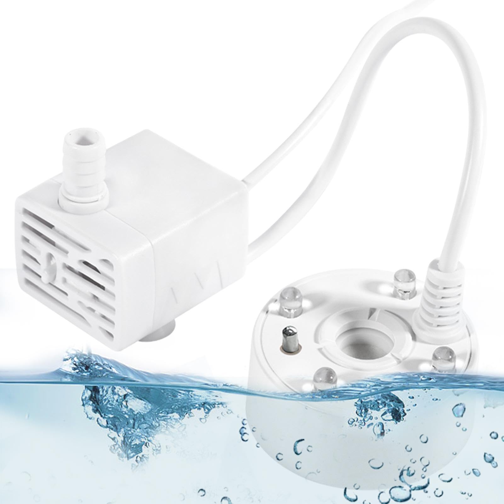 Ultrasonic Mist Maker | Pond Fogger Atomizer | Water Fountain Mister | Aquarium Fog Machine, Decorative Misting Device, Led Mist Fogger, Pond Misting System, Ultrasonic Fog Generator, Garden Fountain