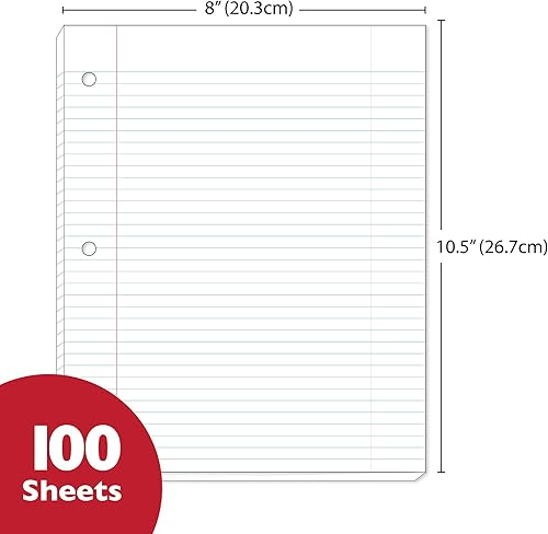 BAZIC WR 100 unidades de papel de relleno, color blanco