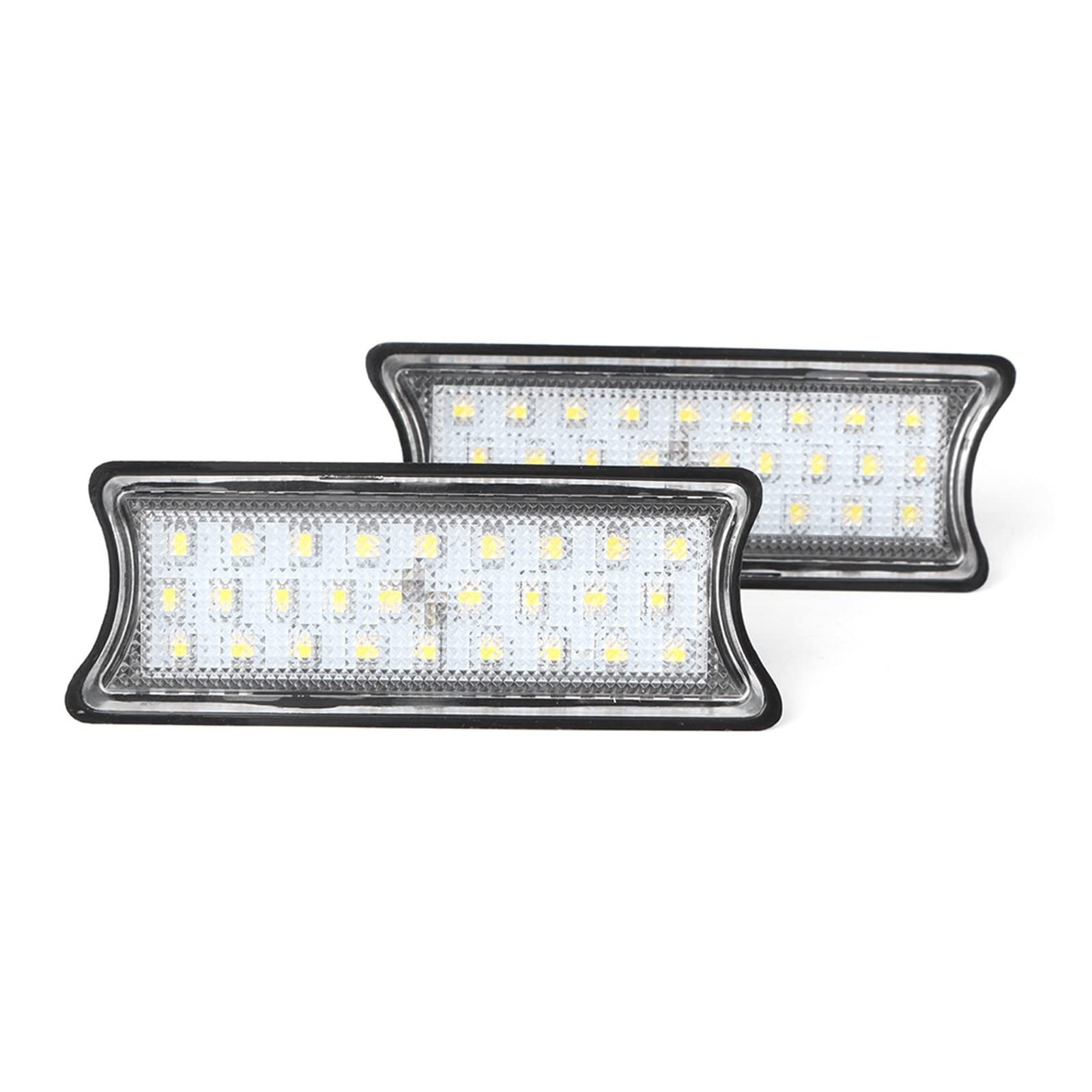 XENITE Luce Targa Posteriore 2Pcs Auto Dome Overhead Luce di Lettura Celling Tetto Lampada Interni SMD Luci A LED per 1 5 7 Serie E60 E65 E87
