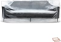 Vista 11 de Fundas de plástico para muebles para mudanza y almacenamiento - Protectores de fundas para sillas de alta resistencia, impermeables y a prueba