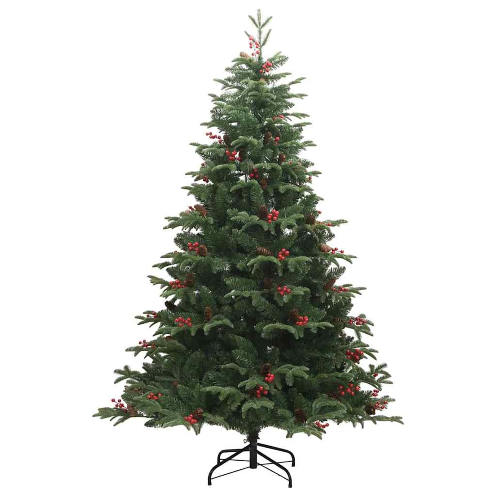 Gecheer Künstlicher Weihnachtsbaum mit 300 LEDs mit Ständer Grün 180 cm, Weihnachtsdekoration für Zuhause Geschäfte Hotels und Festliche Events3395553