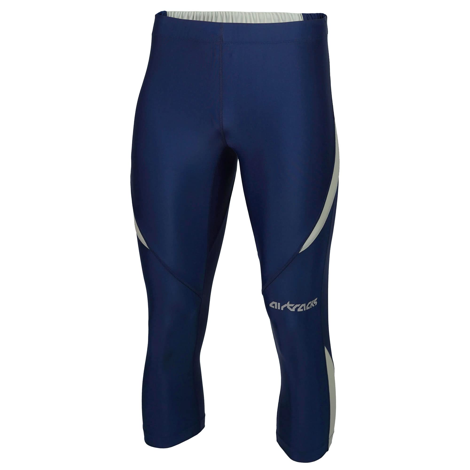 Airtracks Funktions Laufhose Pro 3/4 Lang - Funktionshose - Running Tight - Atmungsaktiv - Kompression - Schnelltrocknend