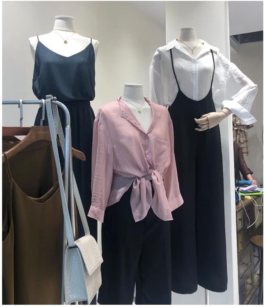 3Pcs Adjustable Dress Form Mannequin Set, 59''-86.6'' Height, Detachable Arms & Head, Ideal for Clothing & Jewelry Display, Sewing Projects - Size S with Base Included