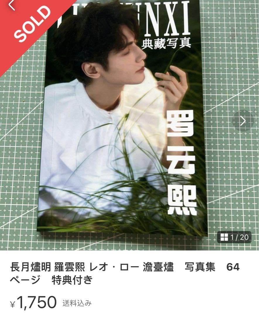 Amazon.co.jp: 長月燼明 羅雲熙 レオ ロー 澹臺燼 A4写真集 28ページ  