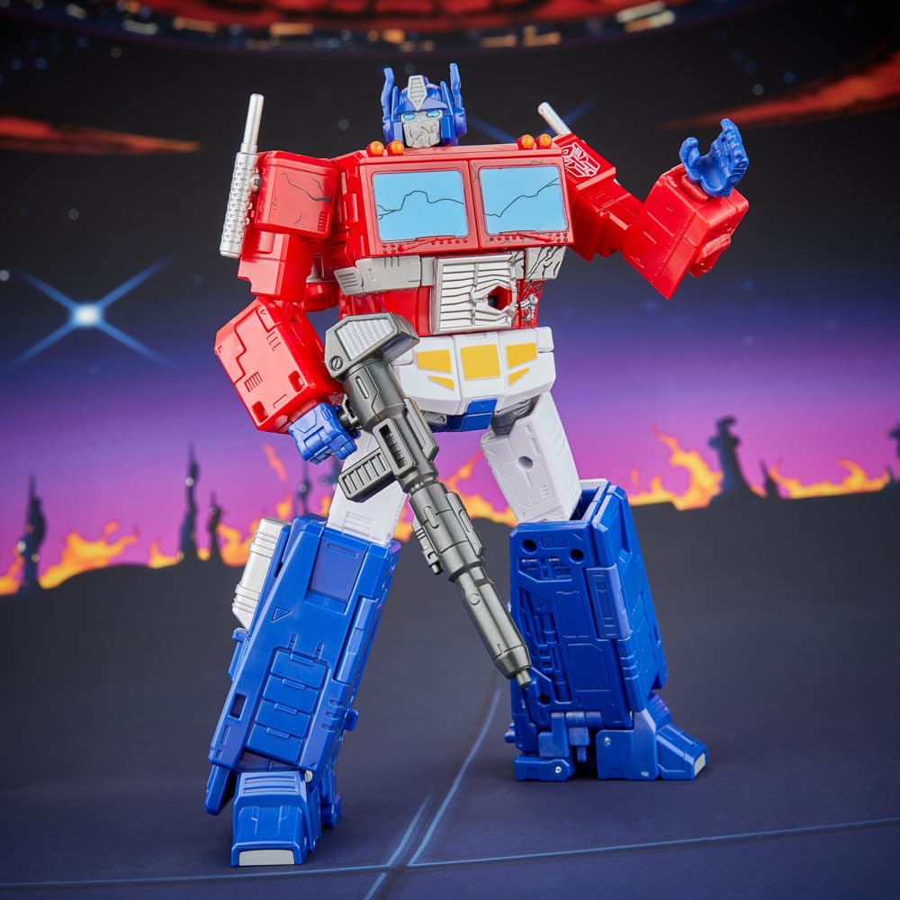 Transformers Figurine d'action Studio Series MTMTE Le leader du film Optimus Prime