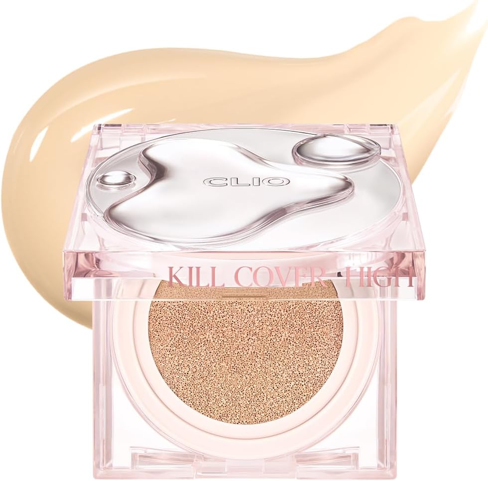 Clio Yoğun Nem ve Parlaklık Sağlayan Cushion Clio Kill Cover High-Glow Cushion Spf50+ Pa++++ (3 Linen)