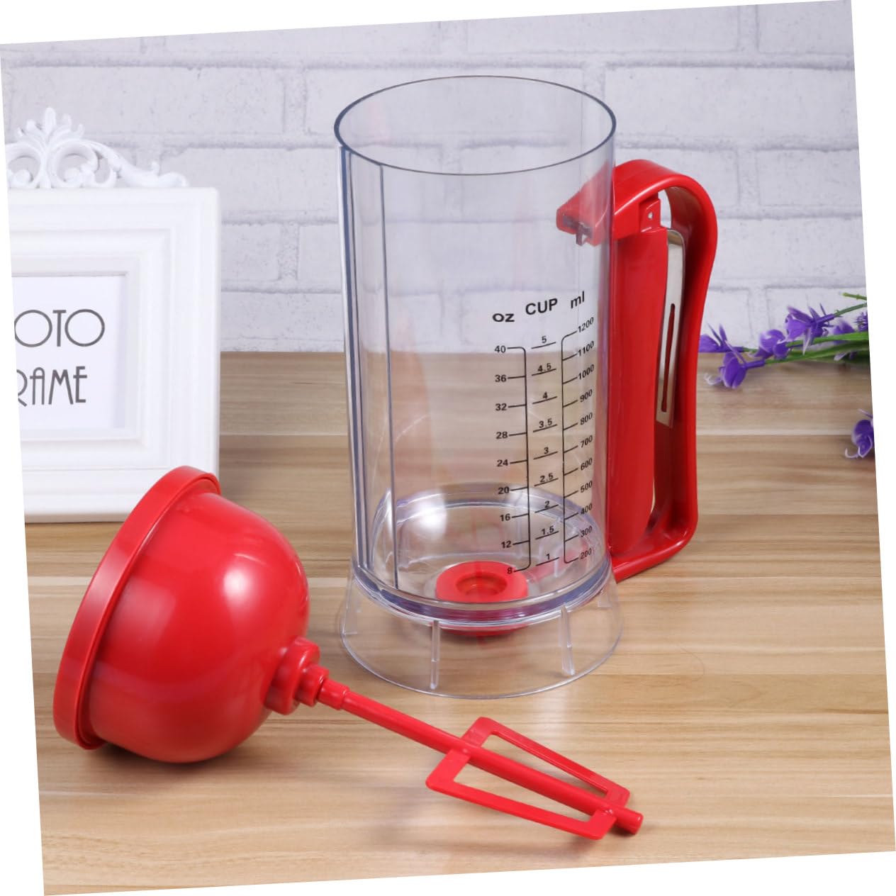 YARNOW Dispensador De Panqueques Separador De Grasas Dispensador De Masa Para Panqueques Herramienta Para Hornear Dispensador De Masa Para Pasteles Eléctrico Amasadora