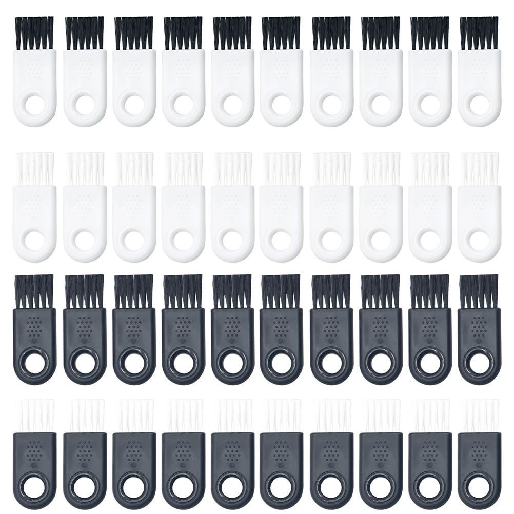 FOMIYES 40pcs Hair Clipper Cleaning Brush Shavemate Mini Electric Razors PC Cleaner Keyboard Cleaner Brush Kit Razor Cleaning Brush Electric Shaver Cleaning Brush Razor Cleaner Razor Brush
