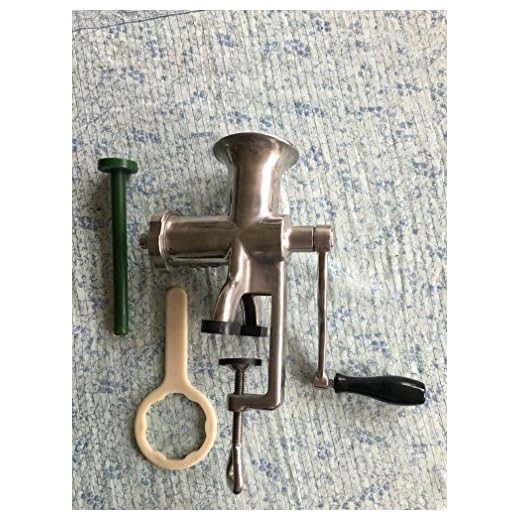 Miracle Exclusives Stainless Steel Manual Wheatgrass Juicer MJ445