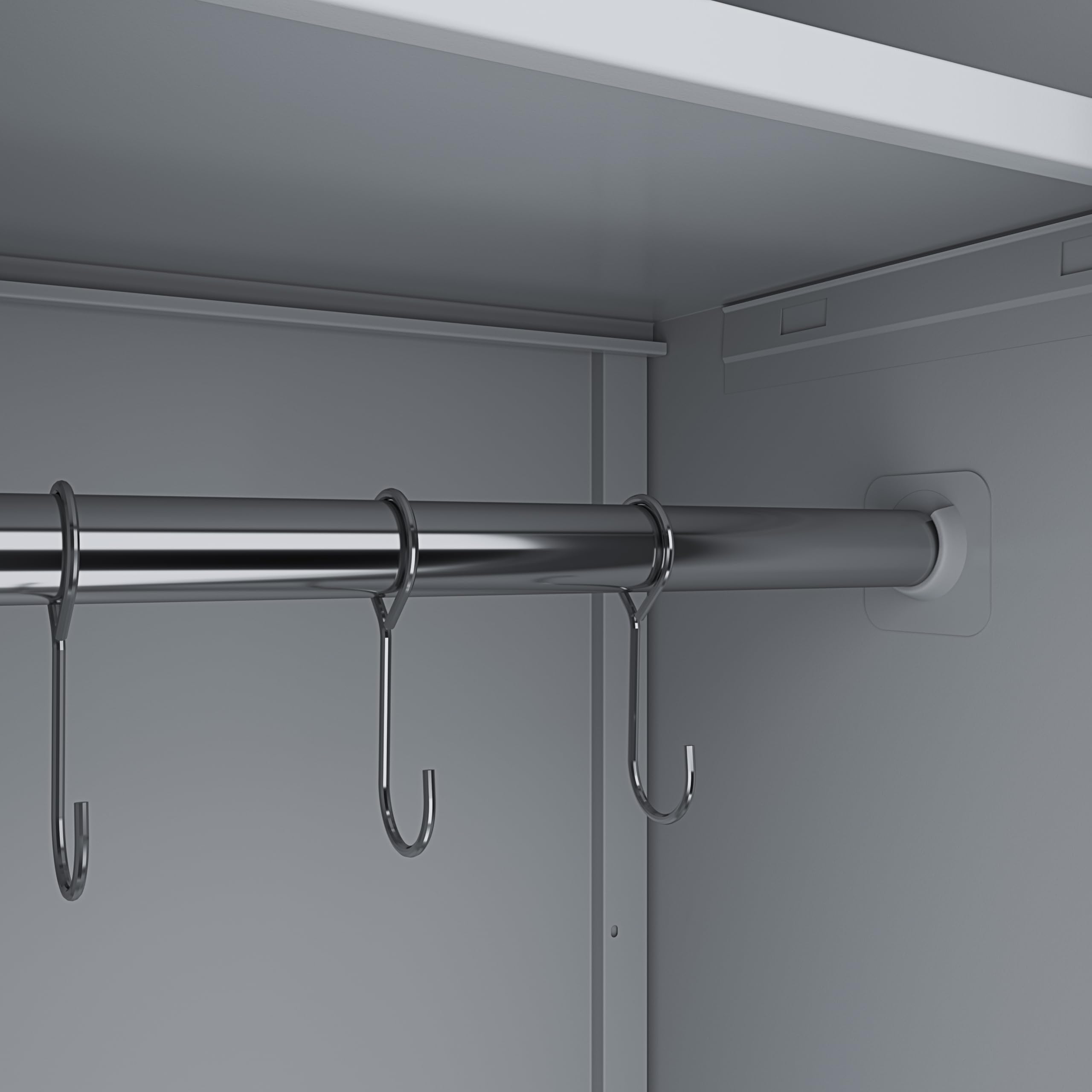 Armadietto Spogliatoio Armadio 1 Anta Slim Sporco Pulito In Lamiera Di Acciaio Salvaspazio Con Chiave Ripiano Appendiabiti Porta Cartellino Per Interno Lavoro Piscina Casa 180 x 34 x 36 Cm Grigio