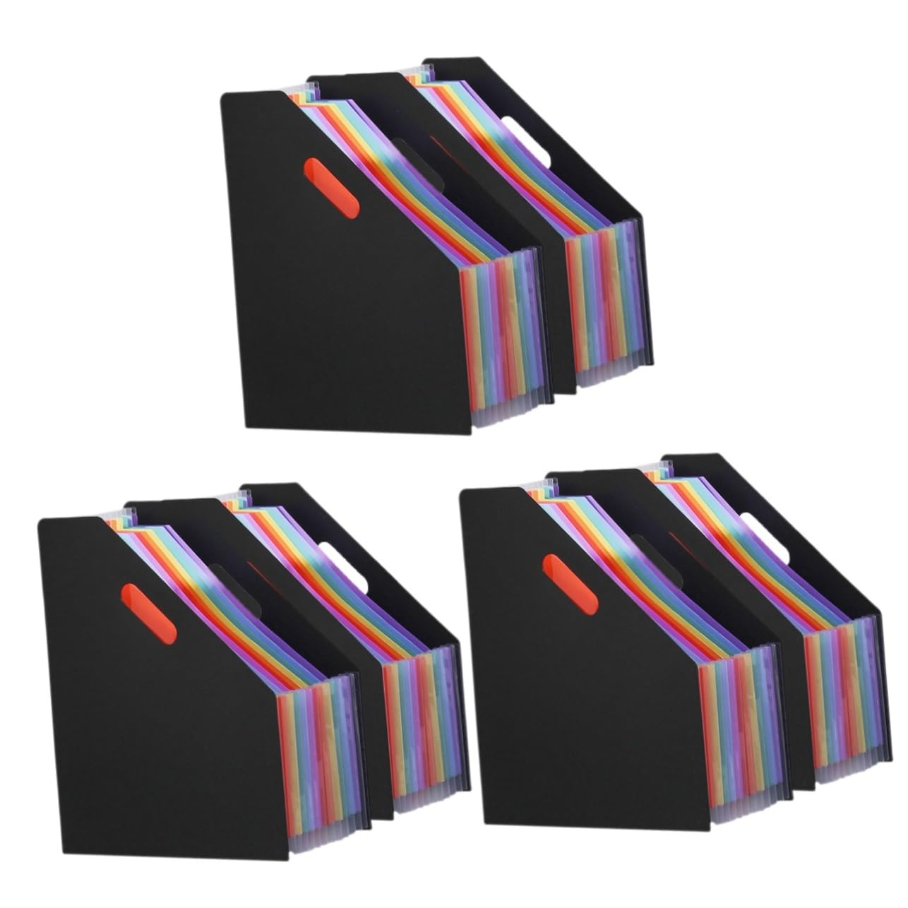 3 set Cartella Ricevute Organizzatore Forniture for ufficio Organizzatore di file desktop Organizzatore di file espandibile Organizzatore di file for fisarmonica Piccolo file Organizzatore di fisarmon