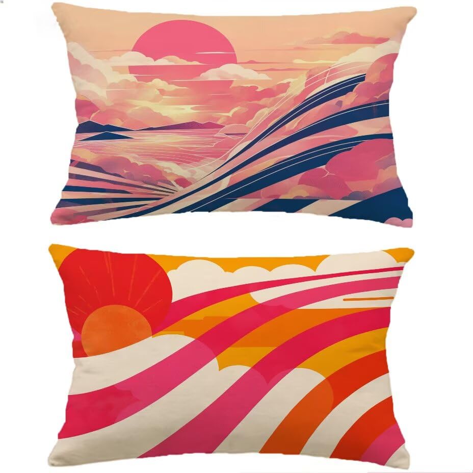 Housses de coussin de jardin 70x90 cm résistantes soleil - 2