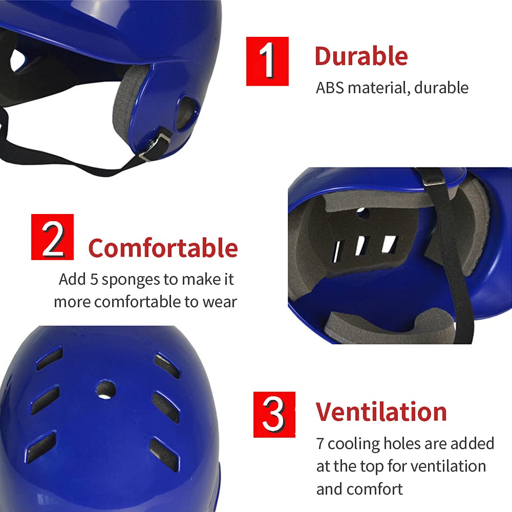 Casco da baseball, comodo e traspirante, casco da baseball antiurto, casco da baseball professionale, protezione per il viso per bambini adulti