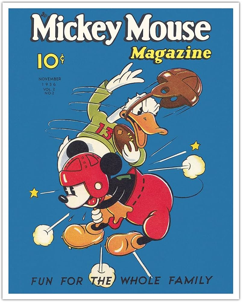 Amazon.com: Mickey Mouse Magazine - November 1936 Issue - Vintage