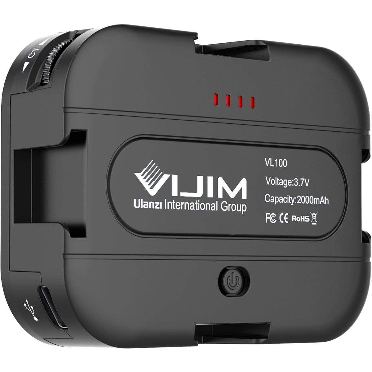 Amazon | VIJIM VL100C バイカラー LED ビデオライト カメラ ミニ 充電