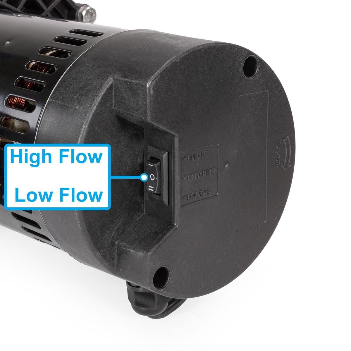 XtremepowerUS Bomba de piscina interior de 2 velocidades de 1 HP