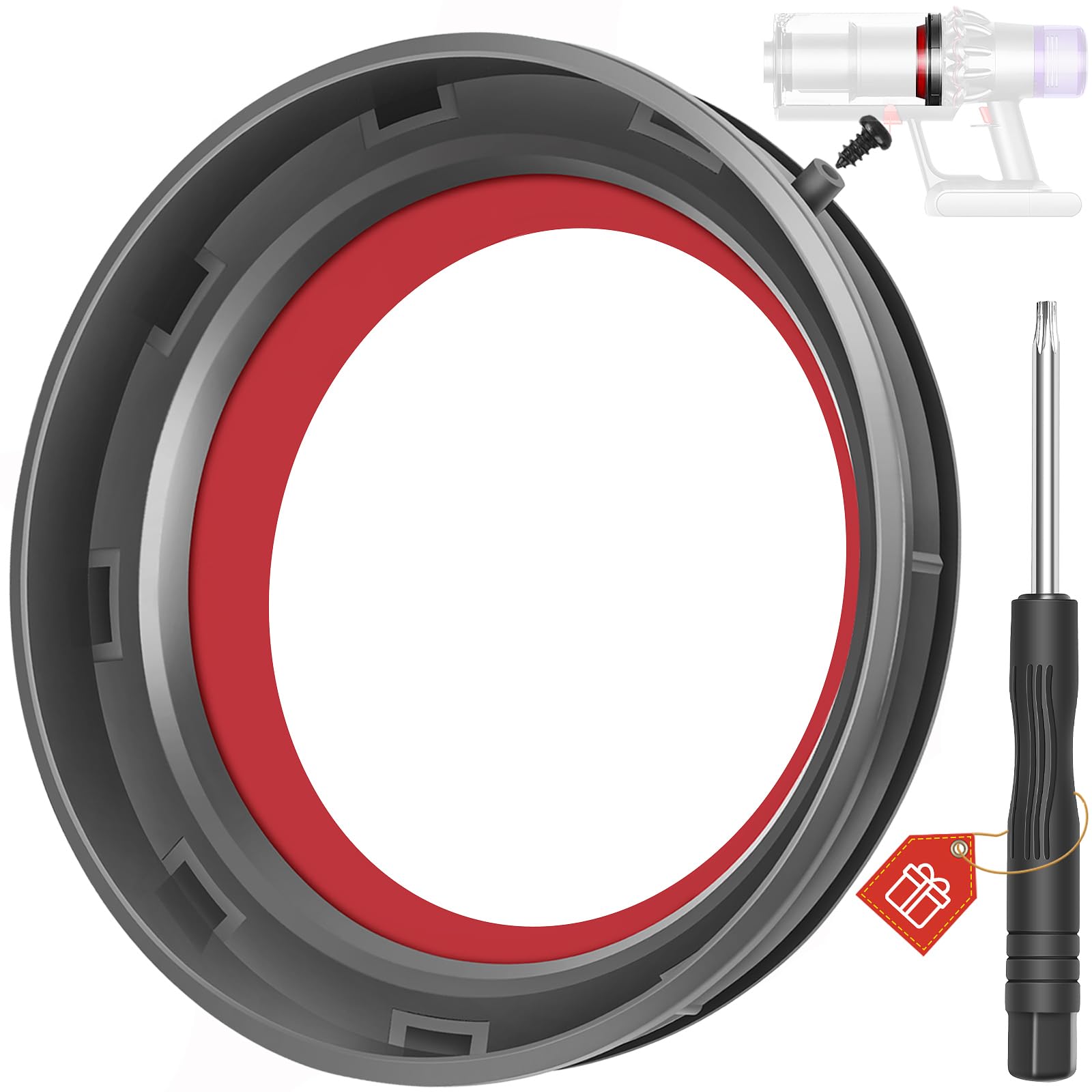 RUKHOOL V11 Dichtung Dichtungsring für Dyson V11 V15 SV17 Staubbehälter Ersatzteile Dichtring Behälter Ring für Dyson SV14 SV15 SV22 SV28 Staubeimer Zubehör Staubsauger Gummidichtung Reparatur Teil