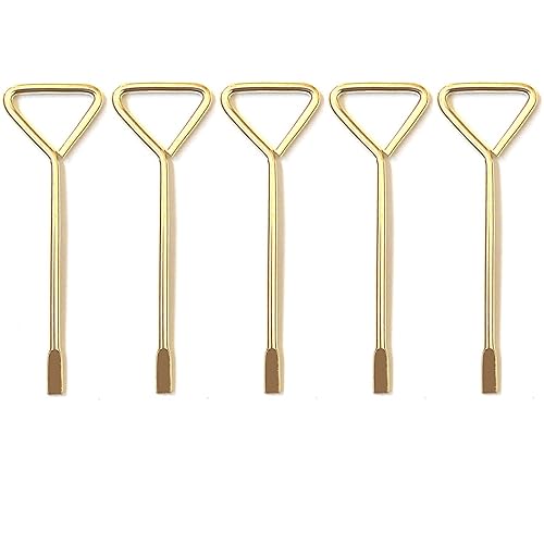 YOYO Interior Door Emergency Key, Gold, 5-Piece Set, Unlocks Kwikset