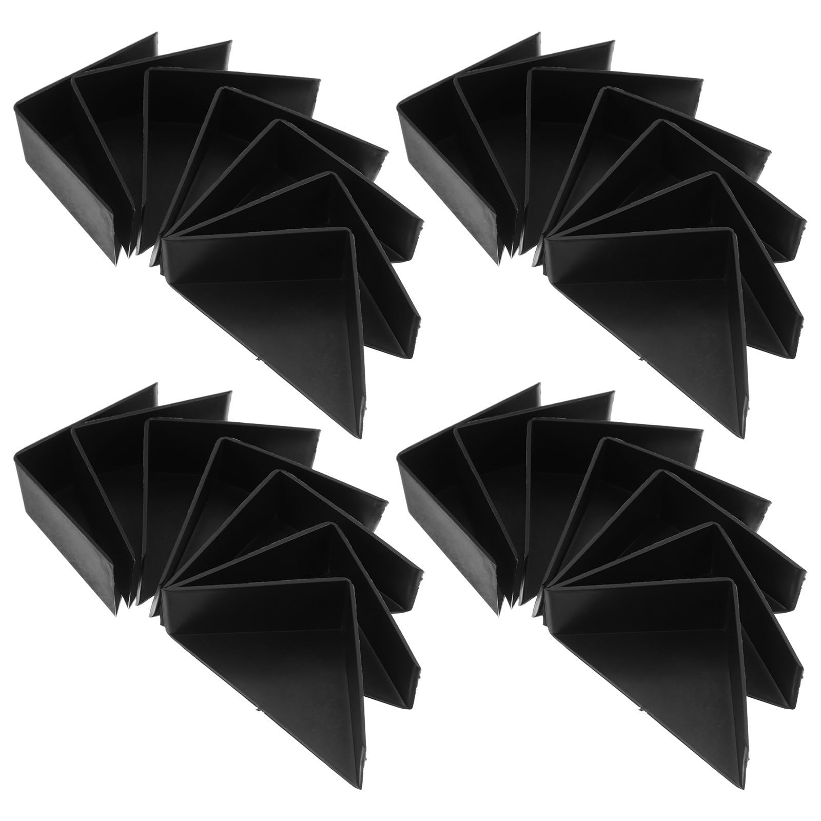 Protections d'angle plastique noir cadre photo table verre CHILDWEET