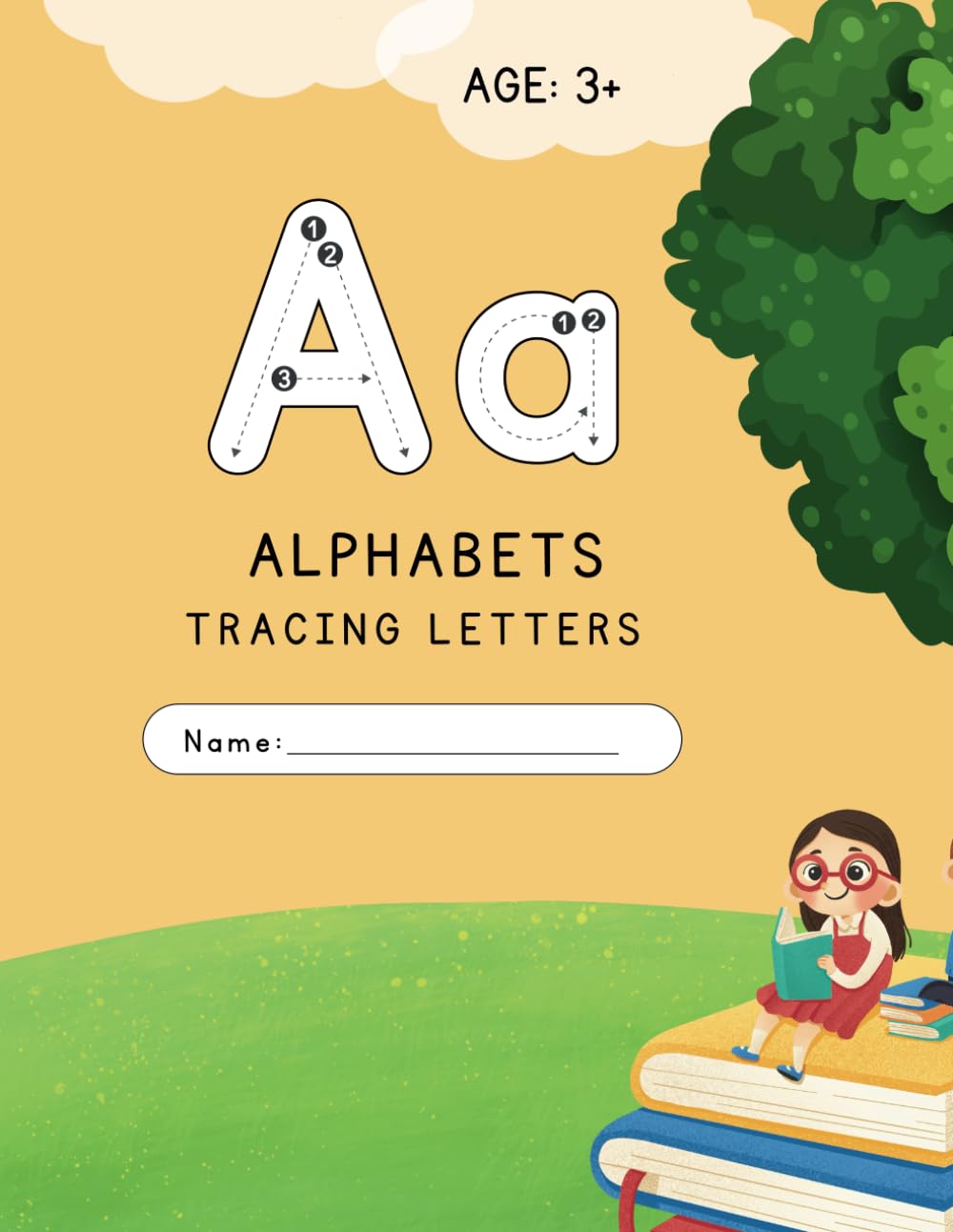ALPHABET TRACING BOOK: Learning To Write Activity Book For Preschoolers, Kindergartens