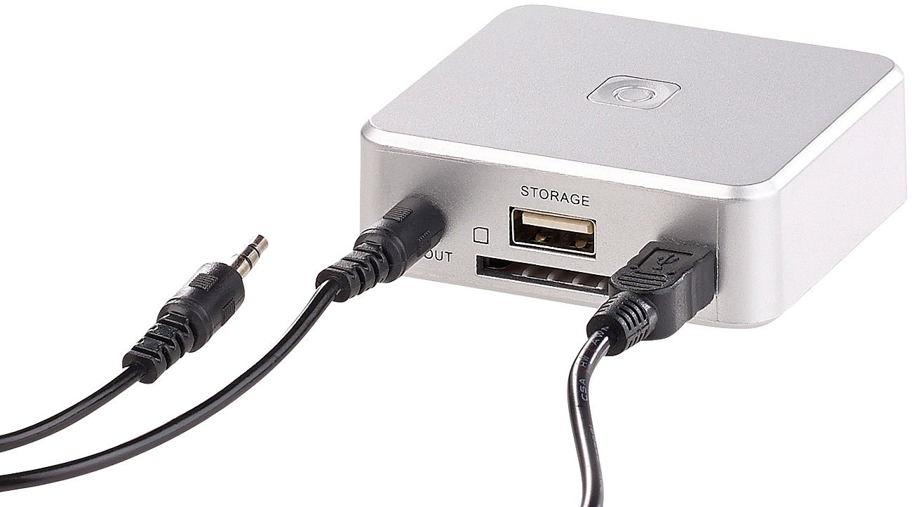 auvisio Digitizer: Autarker Audio-Digitalisierer mit Software Audio Restaurator Pro 11 (Schallplatten digitalisieren, Music Digitizer, MC)