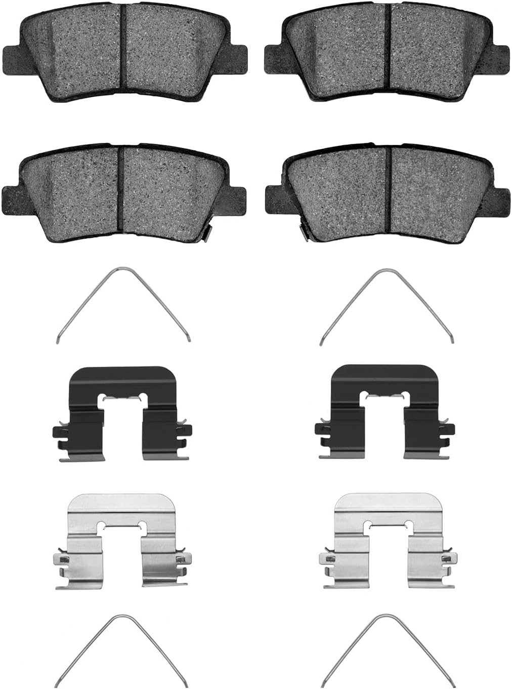Dynamic Friction Company 3000 Ceramic Brake Pads and Hardware Kit