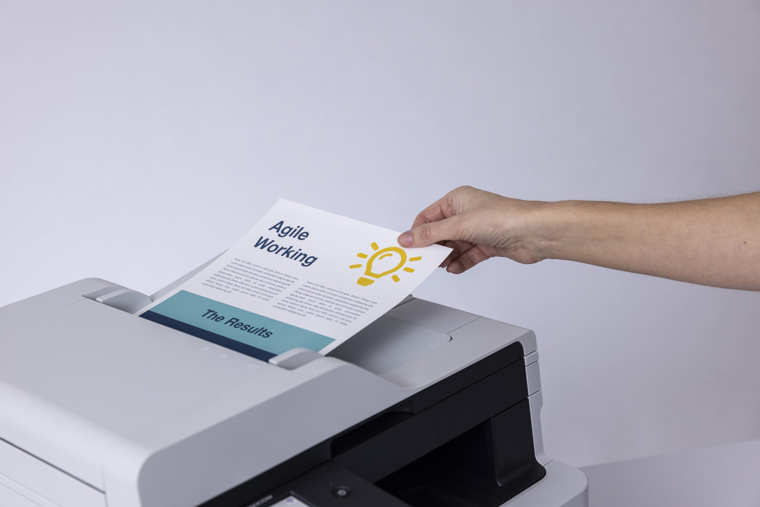 Brother MFC-L3760CDW - Kompaktes 4-in-1 Farb-LED Multifunktionsgerät mit WLAN/LAN, ADF und Automatischem Duplexdruck