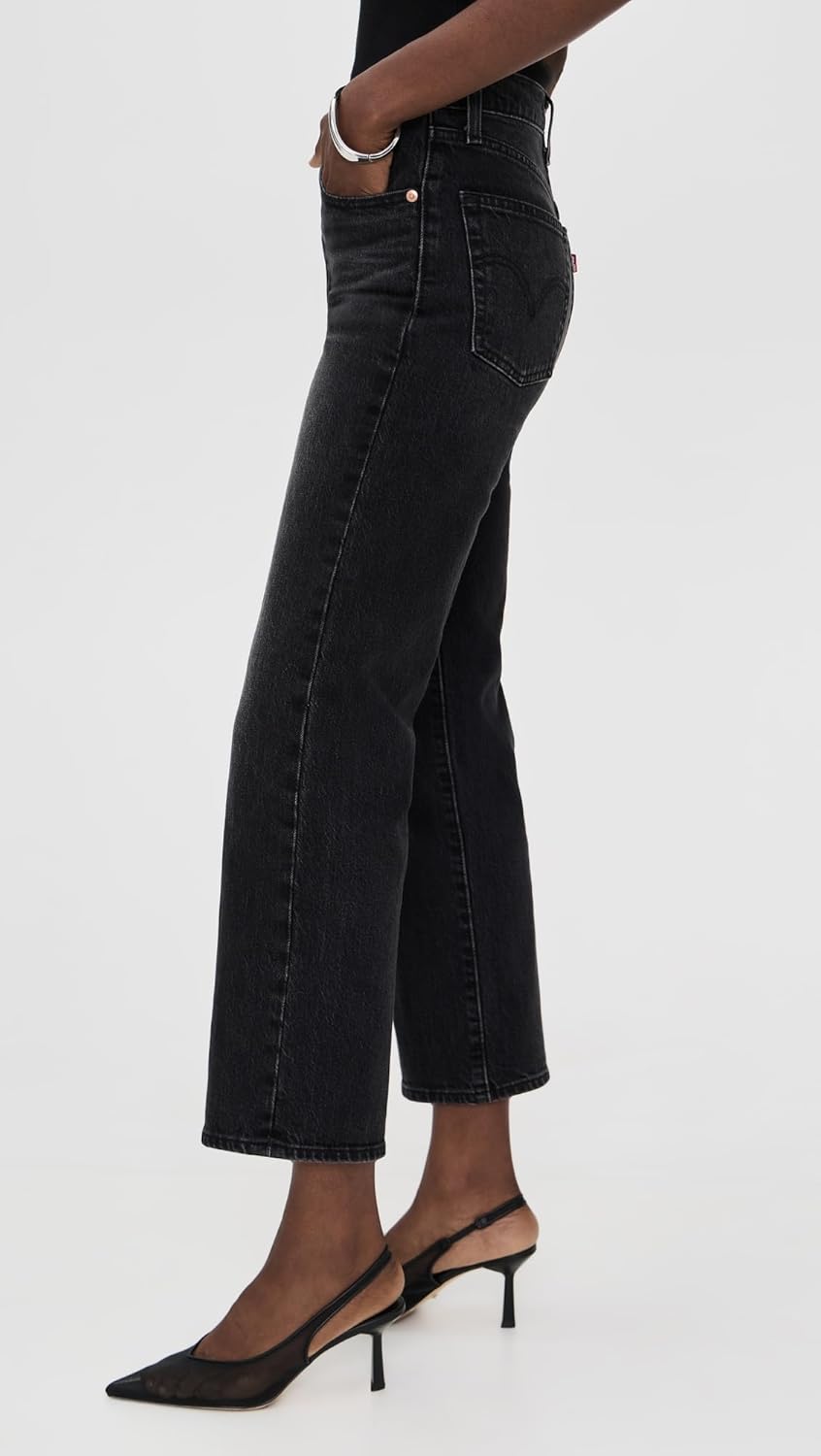 Levi’s Womens Premium Ribcage Straight Ankle Jeans