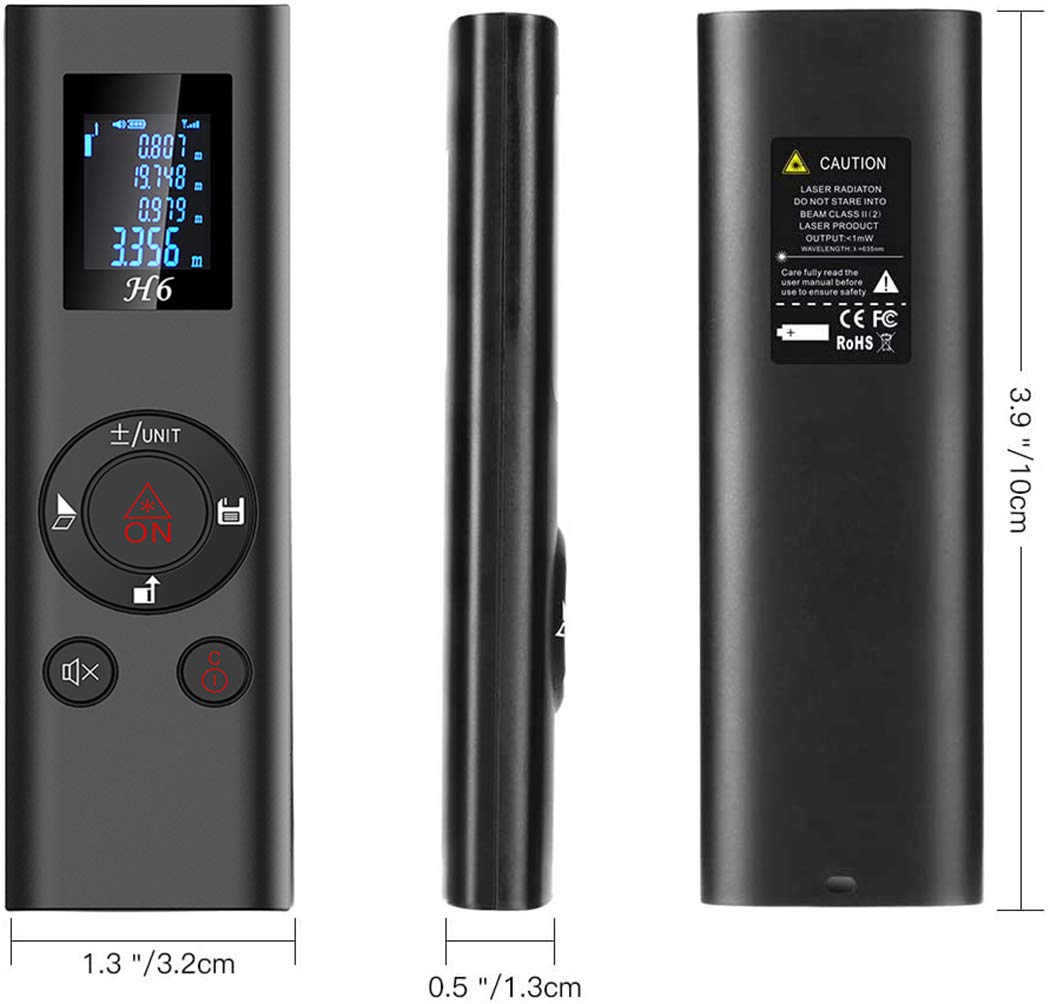 Télémètre Laser Numérique De Poche 40m (W-40) Mxzzand - Bricolage