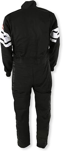 Miniatura 3 de RaceQuip Racing Driver Fire Suit One Piece Multi Layer SFI 3.2A 5 Negro Grande 120005