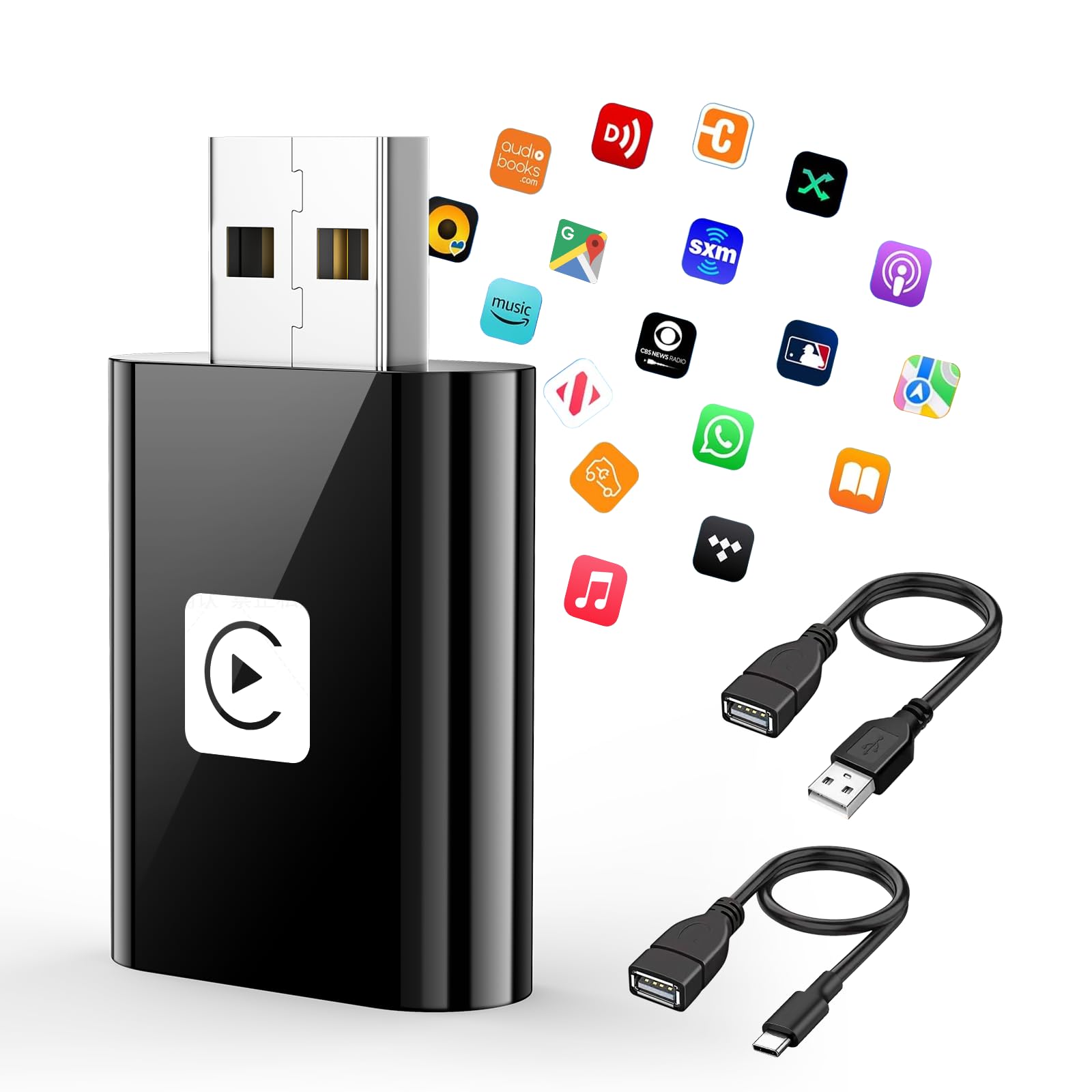 Aawireless 2 2 In 1 Wireless Carplay Adapter Android Auto Adapter USB Auto Dongle Connect Box Adaptador Carplay Inalámbrico - Foto 6