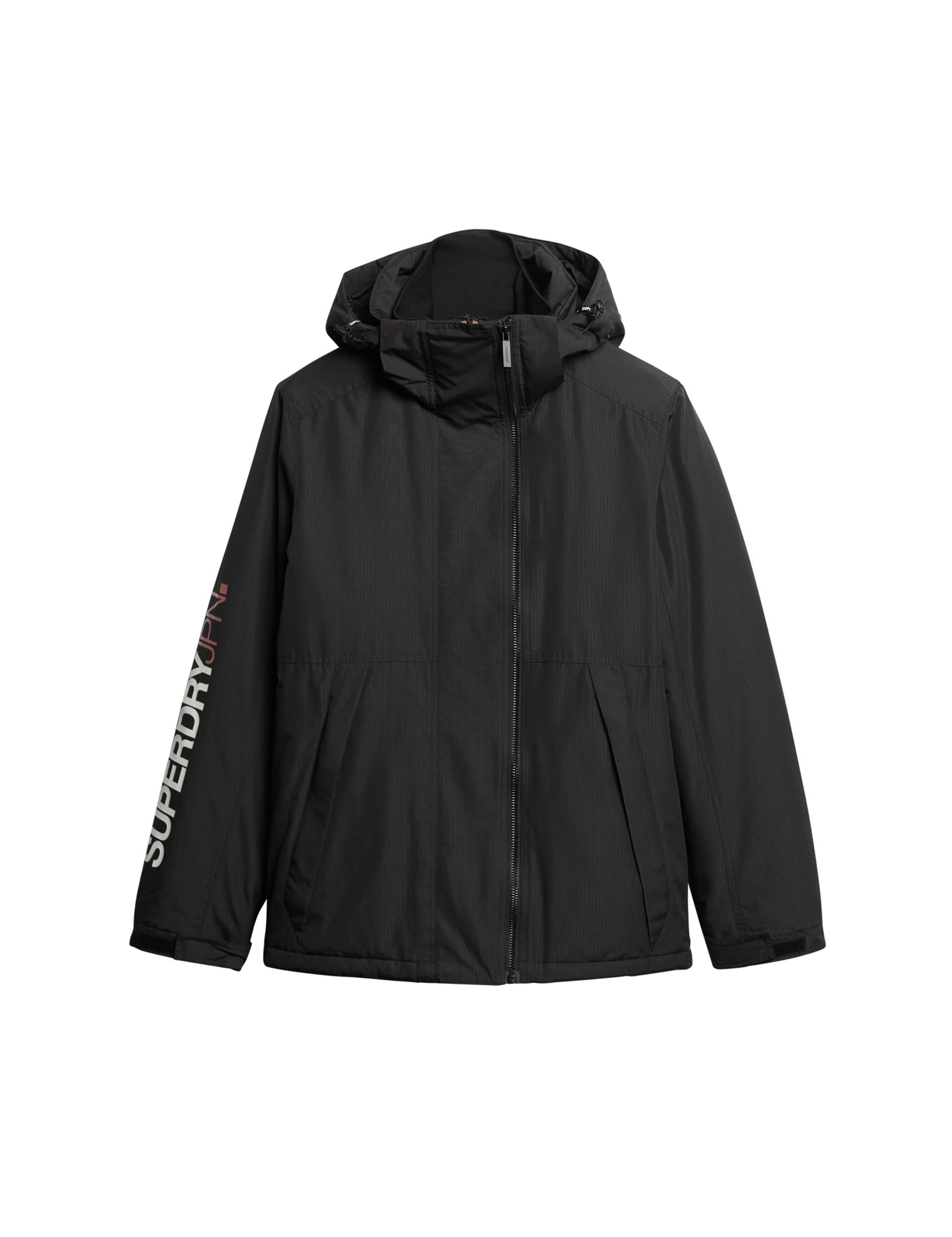 Superdry Men's Black/Bold Orange Windcheater Jacket For Xxl