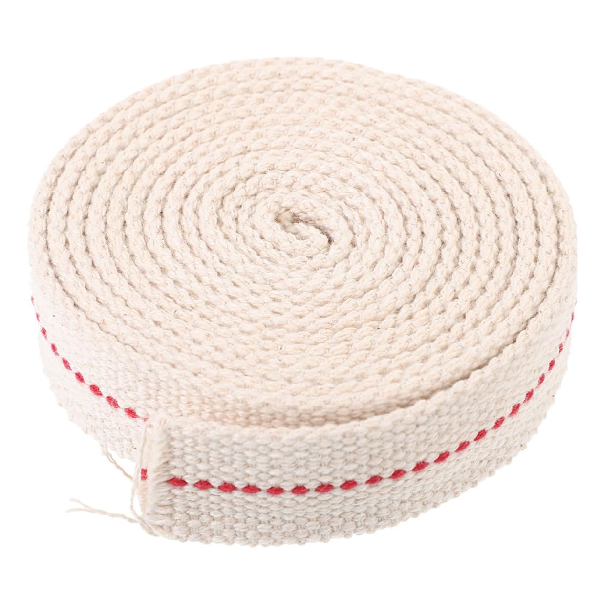 HOOTNEE 1 roll Cotton Wick for Kerosene Lamps Feet Long Stable Flame Easy to Replace and Repair Essential Accessory for DIY Lanterns and Home Emergency Lighting