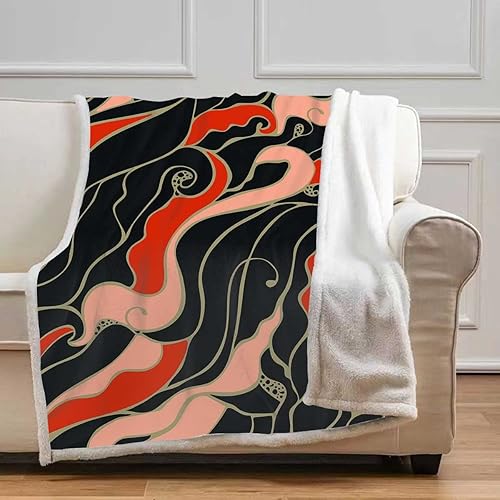 Miniatura 7 de Cobijas Calientes para Invierno - Cobijas Calientes para Invierno - Manta de microfibra de vellón para dormitorio, tamaño pequeño, 31.5 x 47 pulgadas