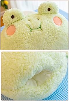 Amazon.com: NatureMan Plush Frog Pillow, Super Soft Stuffed Frog