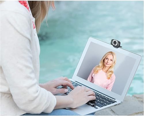 Miniatura 3 de logitech Cámara web HD para portátil C615 con diseño plegable y listo, giro de 360 grados, cámara de 1080p (renovada)