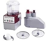 Robot Coupe R2N CLR Continuous Feed Combination Food Processor with 2.9 Liter Clear Polycarbonate Bowl, 1-HP, 120-Volts
