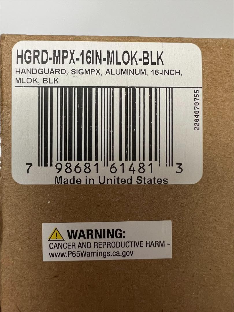Amazon.co.jp: シグ SIG 16インチ ハンドガード MPX 実物 国内正規品 