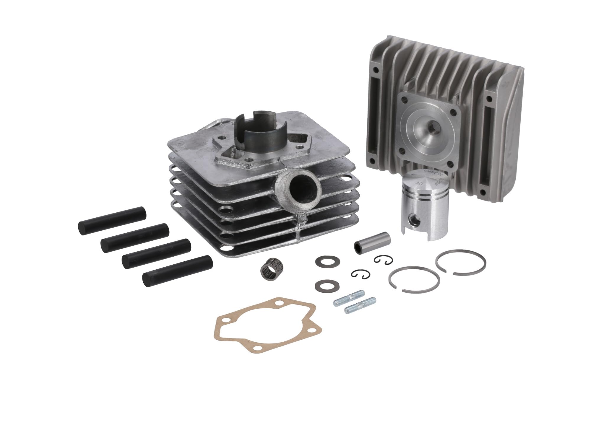 Set: Tuningzylinder komplett mit Ø41mm-Kolben und Zylinderkopf - S61-60ccm