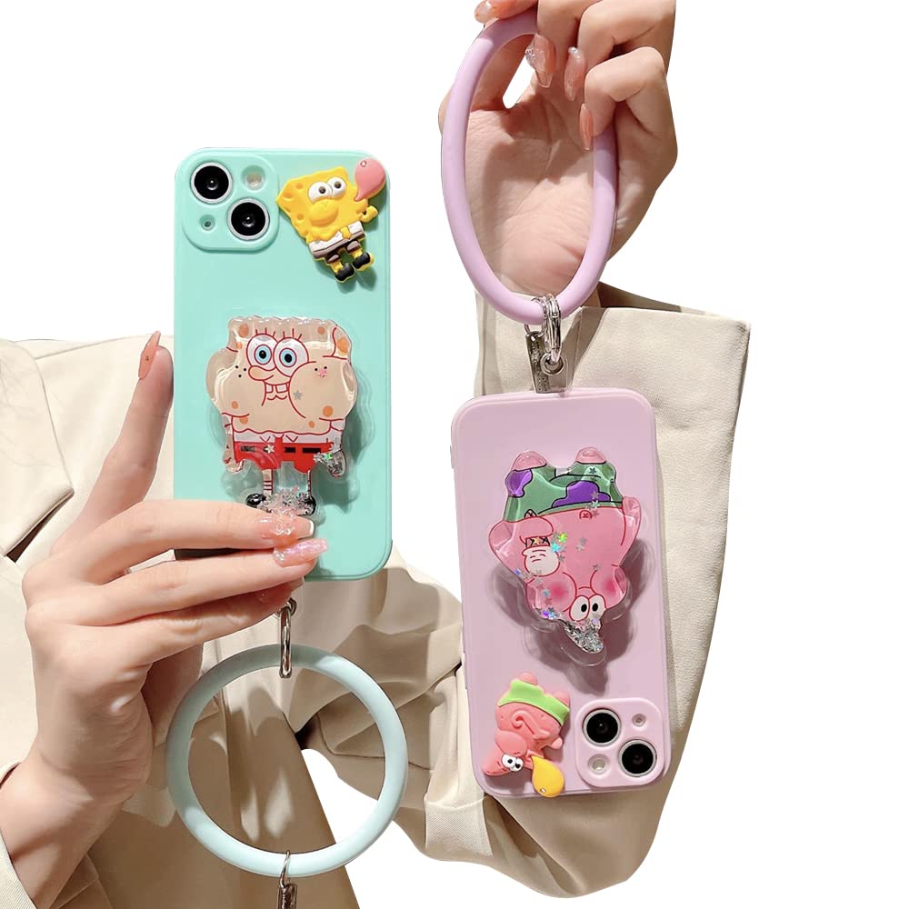 Amazon.co.jp: スポンジボブ 可愛い スマホケース iPhone 14 用 ケース
