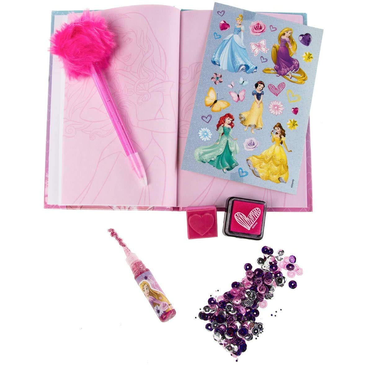 Sequin Diary Gift Set