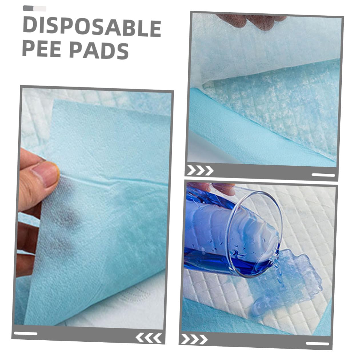 LIFKOME 100 Stück Saugfähige Einweg Wickelunterlagen Für Babys Und Senioren Auslaufsichere Bettschutzauflagen Hautfreundliche Vliesstoff Pads Vielseitig Für Reisen Und Pflege