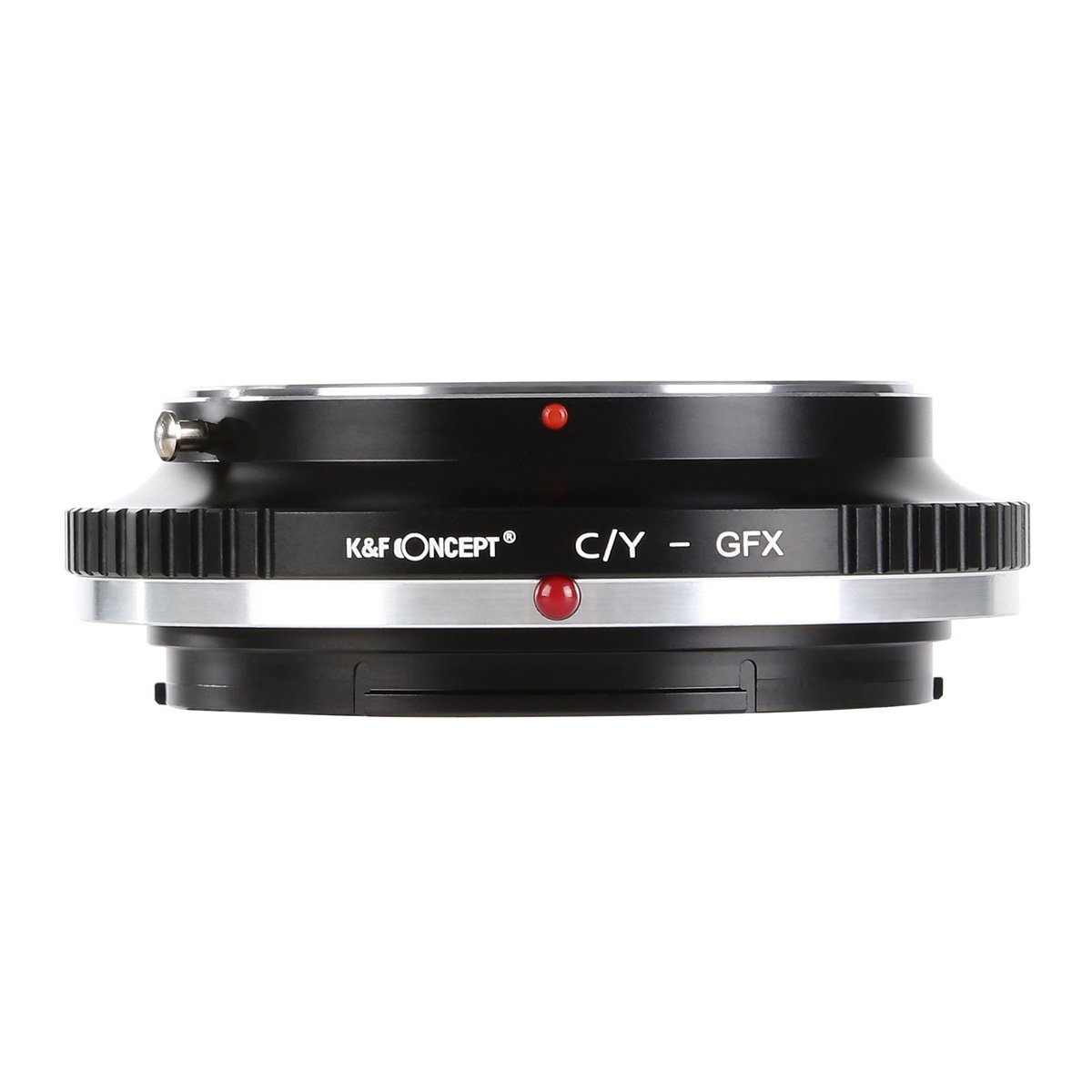 K&F CONCEPT Adaptador de Objetivo C/Y-GFX, Adaptador Manual de Lente Contax y Yashica, Anillo Adaptador de Montura Lente Compatible con Fujifilm Fuji GFX Series
