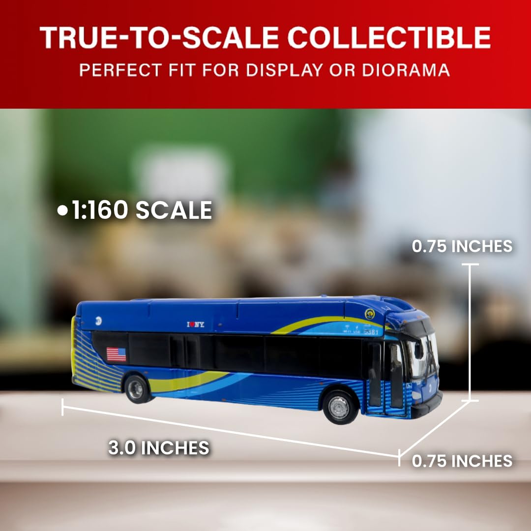 Amazon.com: Iconic Replicas NFI Xcelsior XN40 Transit Bus: MTA New