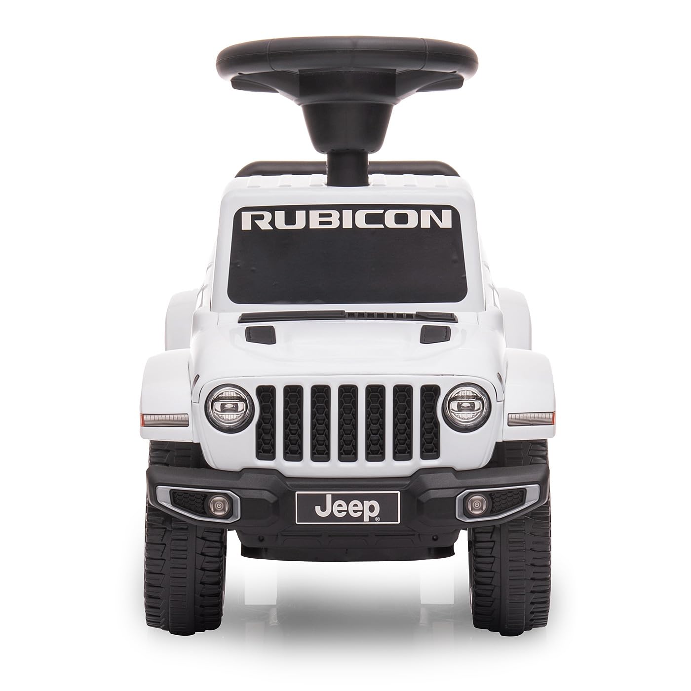 JAMARA 464040 Toboggan Jeep® Gladiator - Voiture Glissante pour Enfants, véhicule intérieur et extérieur, Jouet de Voiture, Cadeau pour Enfants, Protection Anti-basculement, Coffre, klaxon