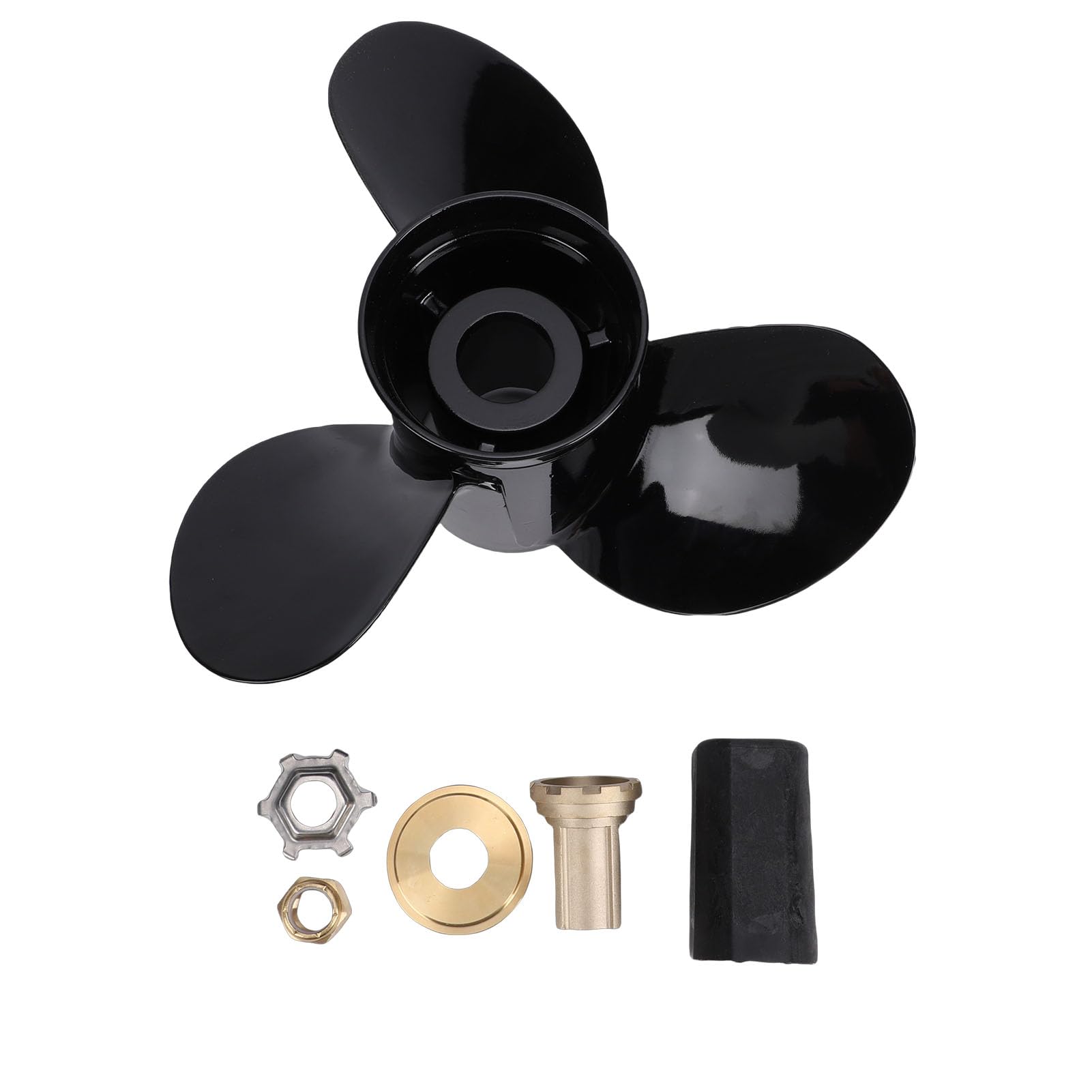 Yctze Propellernabensatz 835257Q1 Aluminium 13,25 X 17 Zoll Propeller für Außenbordmotoren 60 75 90 100 115 PS