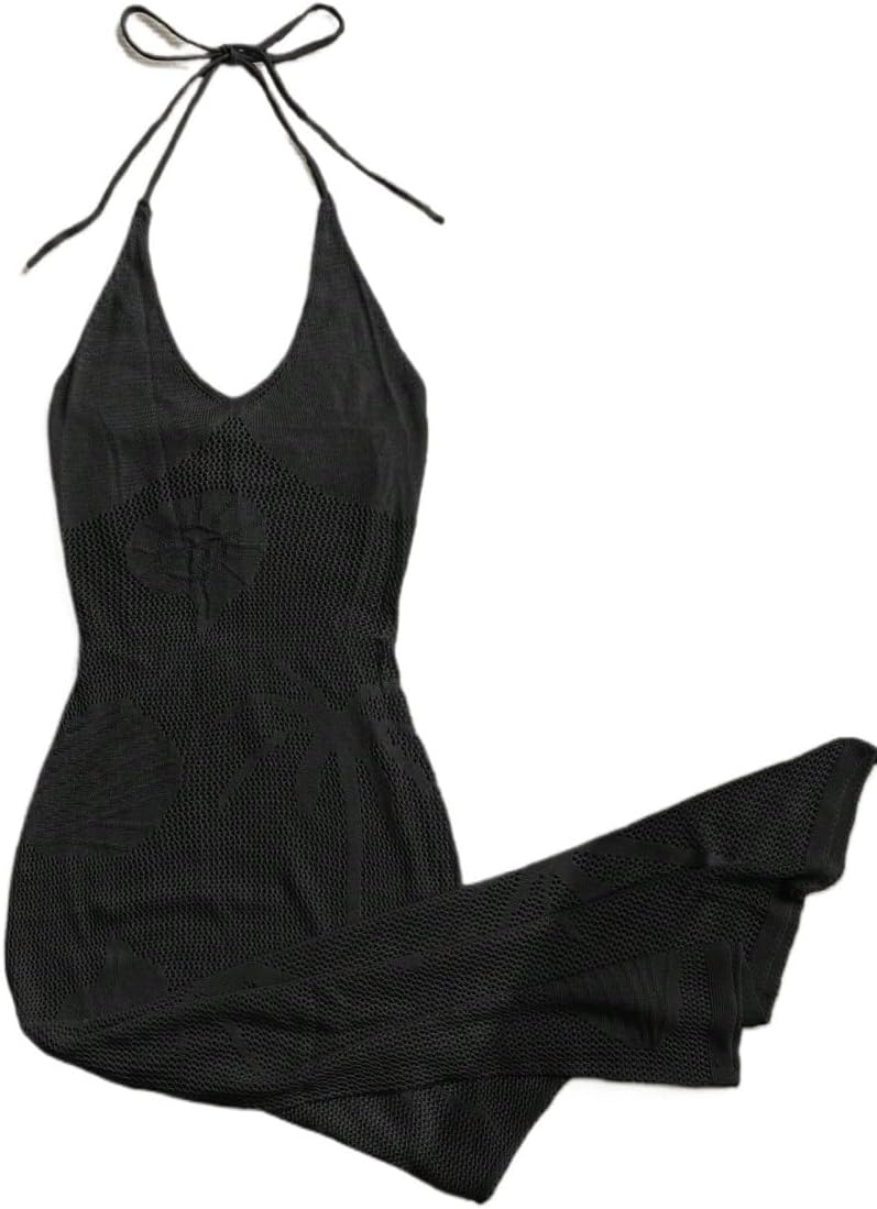 Women's Hollow Out Neck Dress cover ups for swimwear