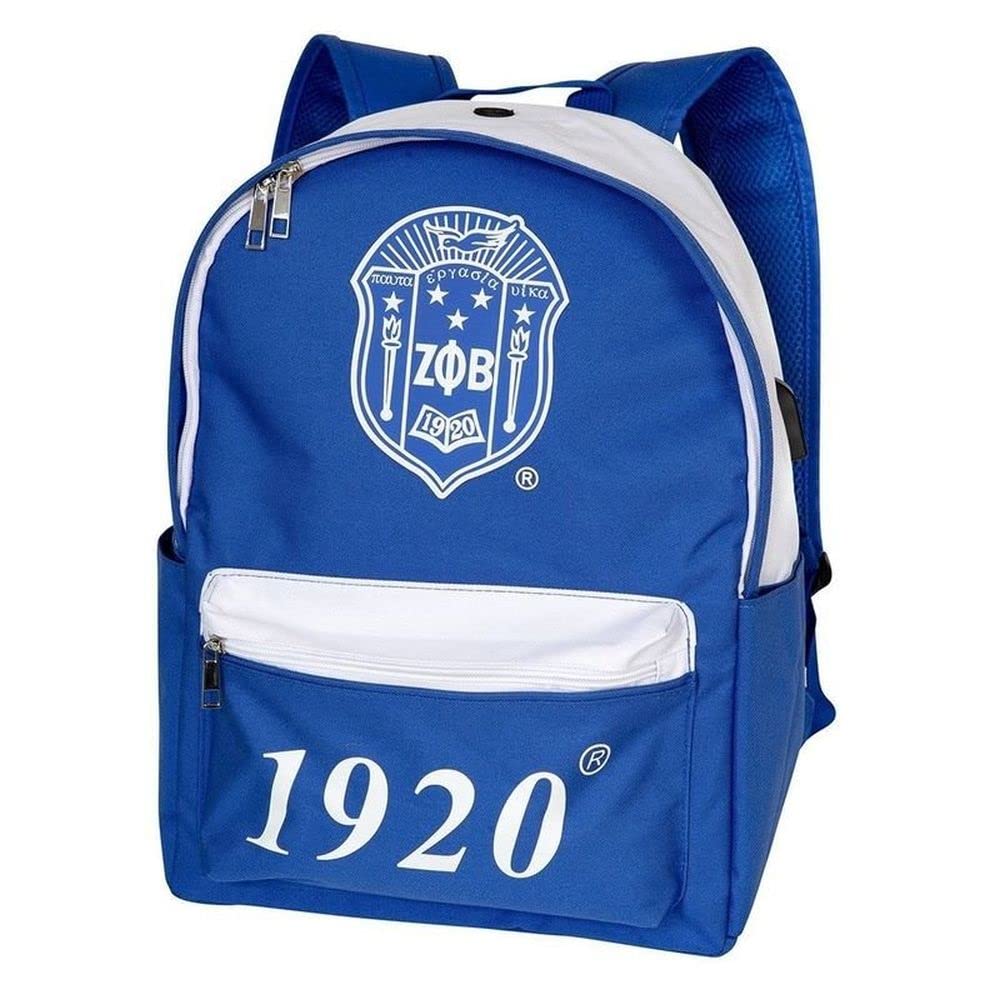 Greekgear Zeta Phi Beta Usb Port Backpack