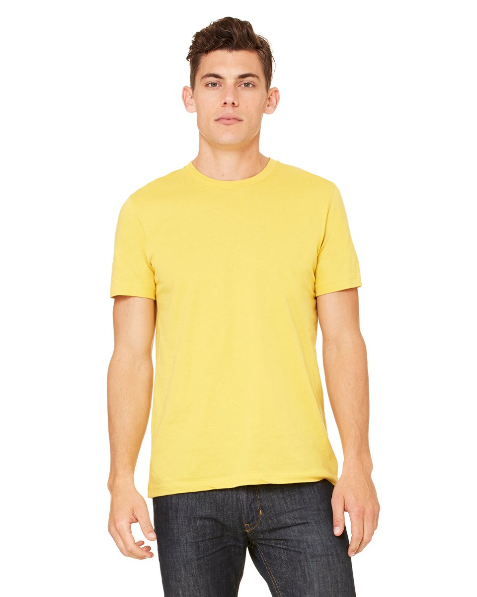 Bella CanvasBella+Canvas Unisex Jersey Short-Sleeve Crewneck T-Shirt, Large, Maize Yellow