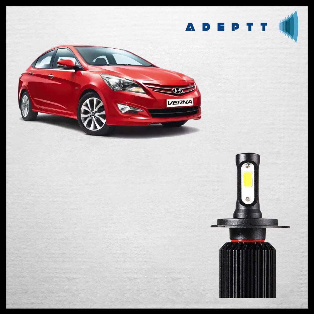 Adeptt H8/H11/H16 Super Bright Ultrawhite LED 6500K Fog Light Bulbs